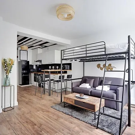 Butte Aux Cailles Charming Studio 4P-3